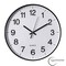 Clockswise Black Analog Clock – Silent, Non-Ticking for Wall, Office Desk, Table and Shelf, Battery-Operated Perfect for Home Office, Farmhouse Kitchen Decor, Bathroom, School and Bedroom Decor